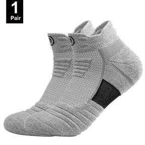 Anti-slip Football Socks Men Women Cotton Sock Short Long Tube Soccer Basketball Sport Socks Breathable Deodorous Socks 38-45