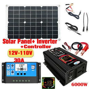 kit de Geração de Energia - Sistema de Painel Solar 110v/220v