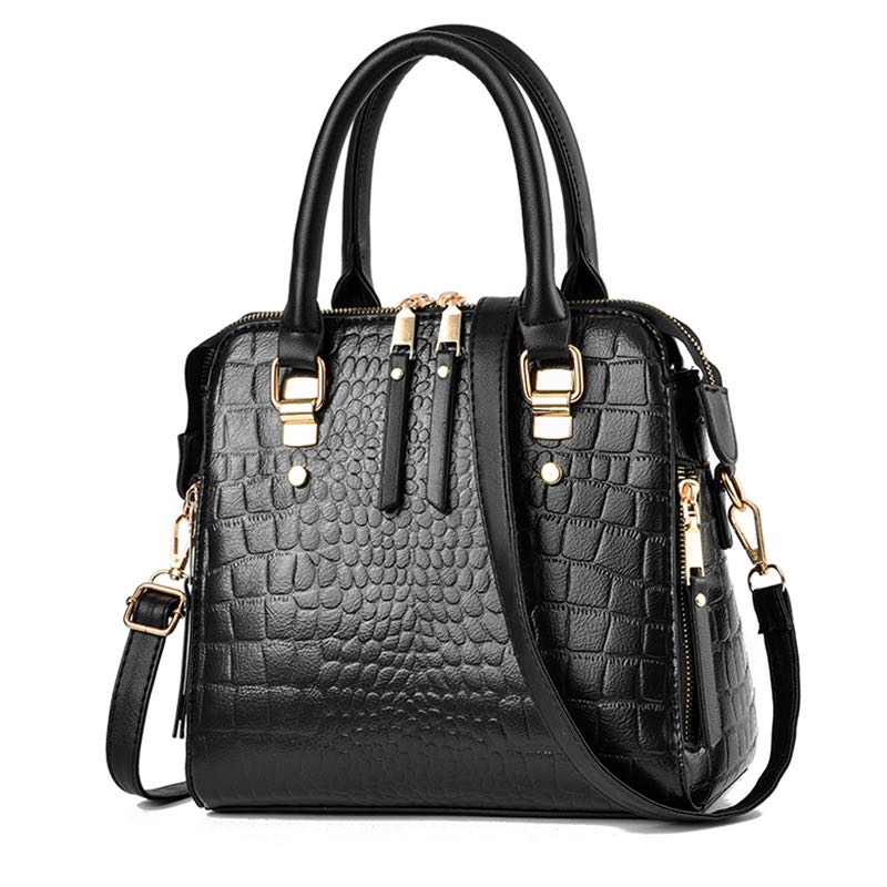 Vintage Crocodile Skin Women&#39;s Luxury Tote