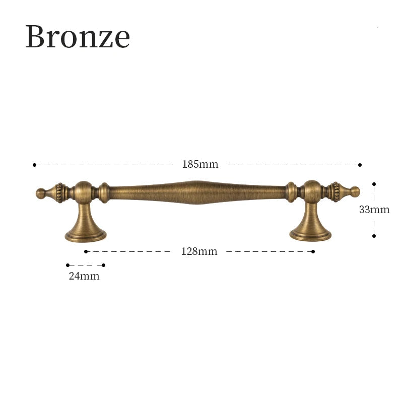 Puxadores de Bronze Antigo para Armário - Elegância e Sofisticação
