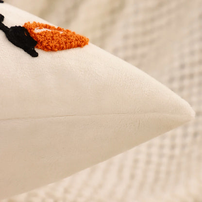 Capa de Almofada Natalina em Veludo Bordado – Elegância e Conforto