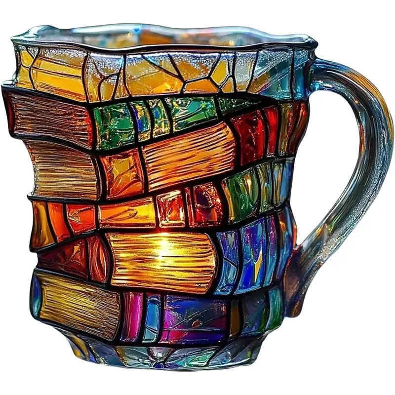 Caneca de Livros em Resina 3D - Criatividade e Exclusividade