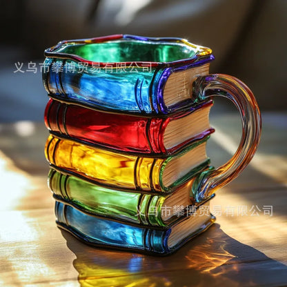Caneca de Livros em Resina 3D - Criatividade e Exclusividade