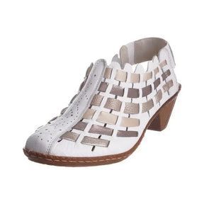 2022 Spring Fashion Women Shoes Casual Thick Heel Woven Women Shoes Outdoor Trend Belt Heel Shoes Women Zapatos De Mujer Size 43