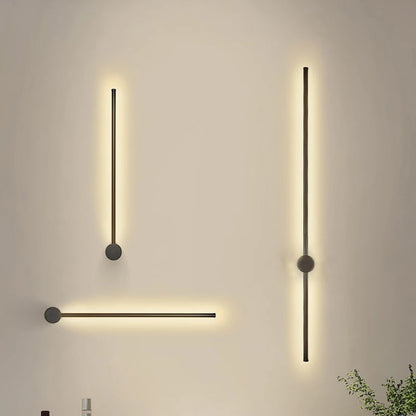 Produto Luzes de parede LED rotativas internas 350 °, lâmpada de parede para sala de estar, quarto, candeeiro para interior doméstico, 20W, 16W, 12W, 8W - 1