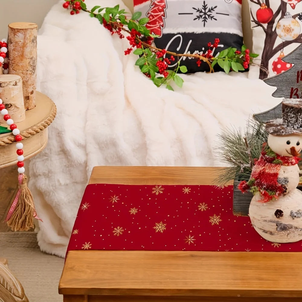 Caminho de Mesa Natalino com Design Sofisticado e Elegante