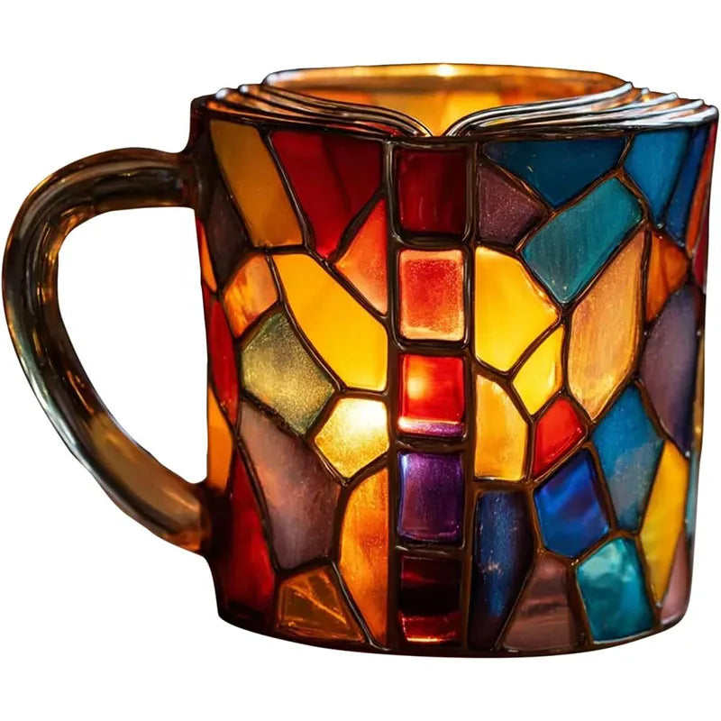 Caneca de Livros em Resina 3D - Criatividade e Exclusividade