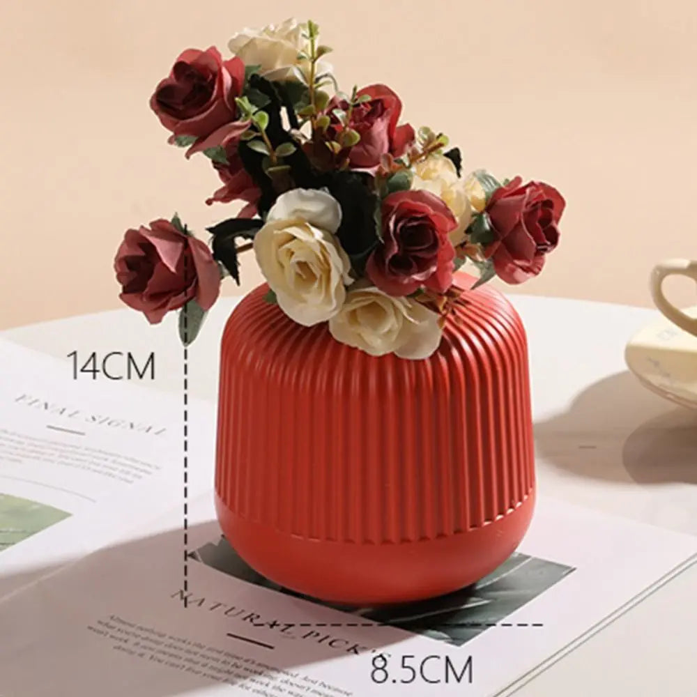 Vaso Nórdico de Cerâmica Imitação - Elegância Atemporal