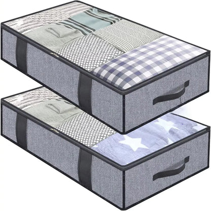 Organizador Dobrável para Colchas e Roupas de Cama - 2 Peças