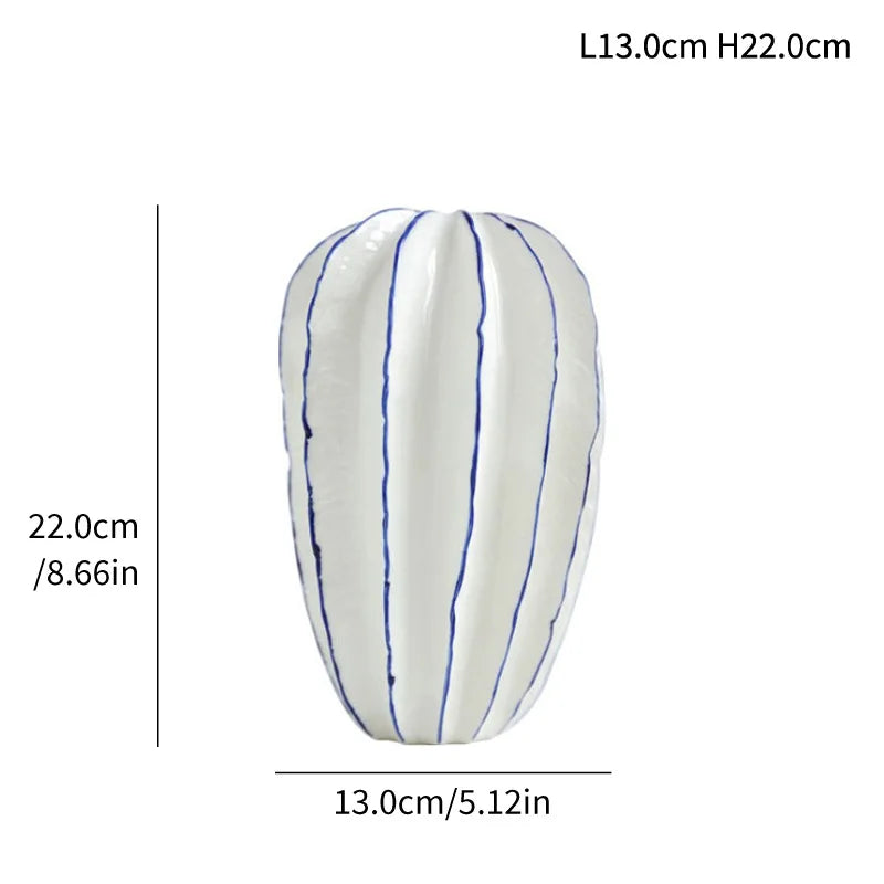 Vaso de Cerâmica Carambola: Elegância para Sua Decoração