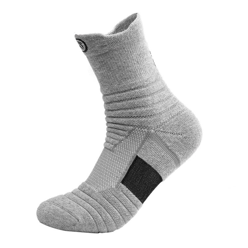 Anti-slip Football Socks Men Women Cotton Sock Short Long Tube Soccer Basketball Sport Socks Breathable Deodorous Socks 38-45