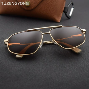 2023 Brand Polarized Sunglasses Men New Fashion Polygonal Sun Glasses Accessories Women Driving UV400 Goggles High Quality