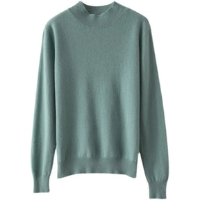 Blusa Feminina de Malha com Gola Mock - Elegância Atemporal