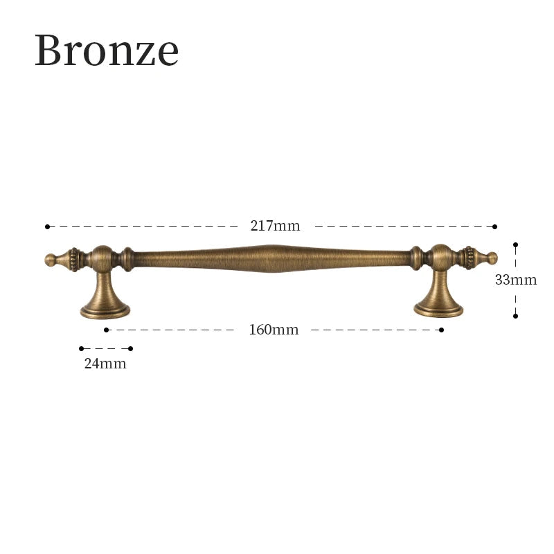 Puxadores de Bronze Antigo para Armário - Elegância e Sofisticação