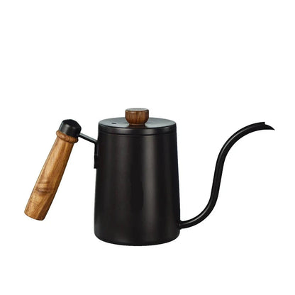 Cafeteira Leite Espuma Jarro Jarro Gooseneck Chaleira Bico Aço Inoxidável Café Chá Chá Leite Pote Chaleira Pode 550 /600ml