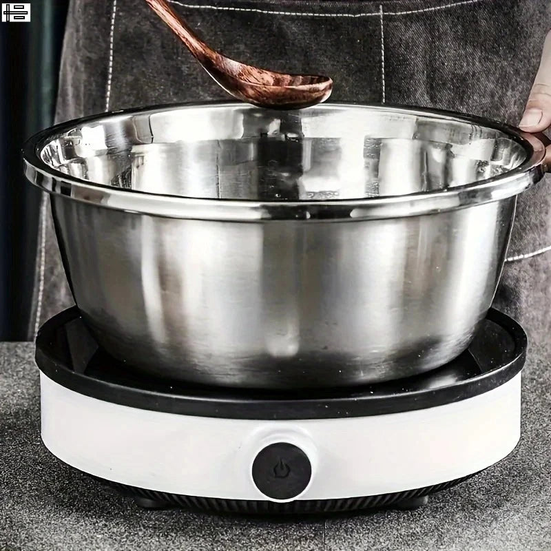 Ralador, Fatiador e Tigela Multifuncional de Aço Inoxidável para Cozinha Elegante