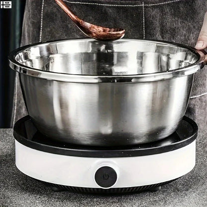 Ralador, Fatiador e Tigela Multifuncional de Aço Inoxidável para Cozinha Elegante