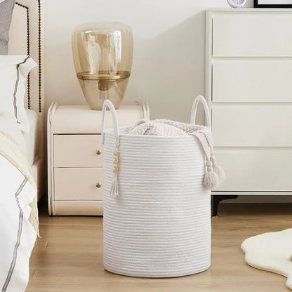 Cesta de Armazenamento de Luxo em Algodão 58L