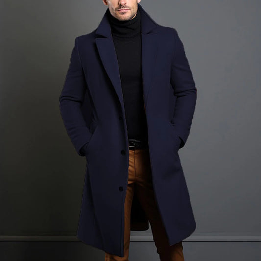 Sobretudo Masculino de Lã - Elegância e Conforto