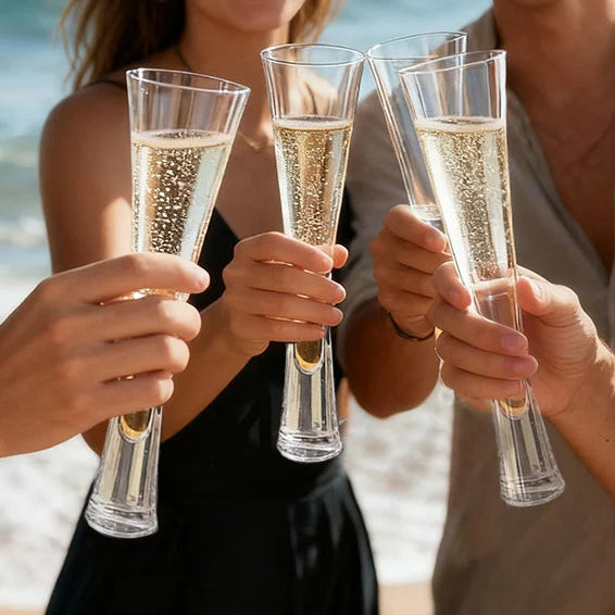 Taças de Cristal Soprados à Mão Sofisticados