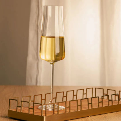 Conjunto com 6 Taças de Champanhe em Cristal Ecológico 210ml – Sofisticação e Brilho Bohemia