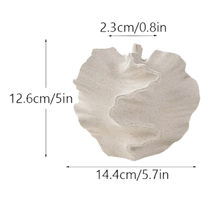 Vaso Escultural Nórdico em Cerâmica Fosca - Elegância Atemporal