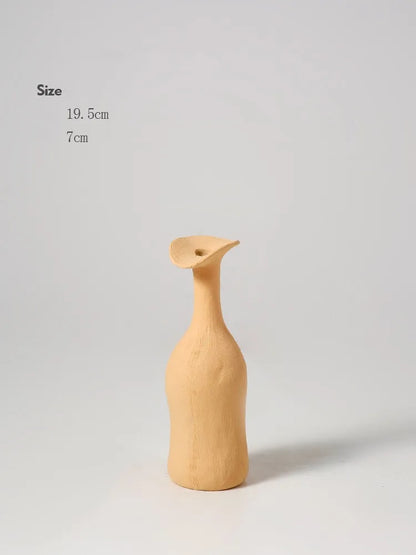 Vaso Nórdico de Cerâmica - Elegância Morandi