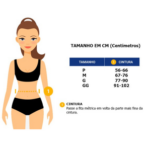 Cinta Modeladora Redutora de Medidas