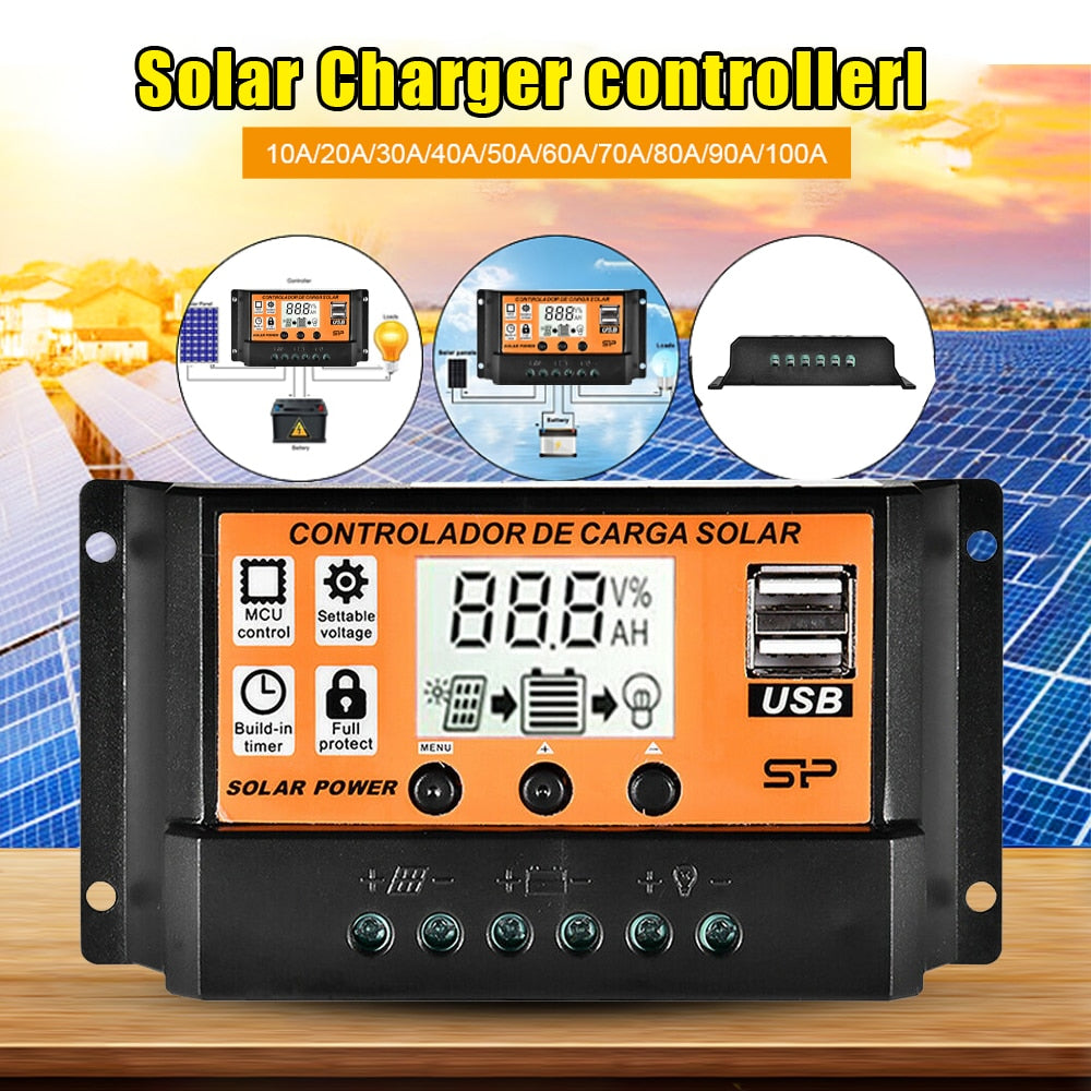 Controlador de carga para painel solar