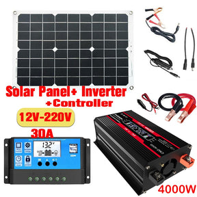 kit de Geração de Energia - Sistema de Painel Solar 110v/220v