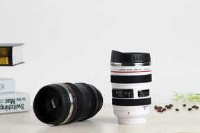 Caneca Térmica de Lentes de Câmera Fotográfica