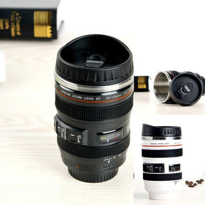 Caneca Térmica de Lentes de Câmera Fotográfica